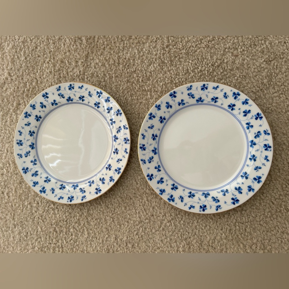 Set of 2 Godinger & Co. 8” Salad Plates, like new